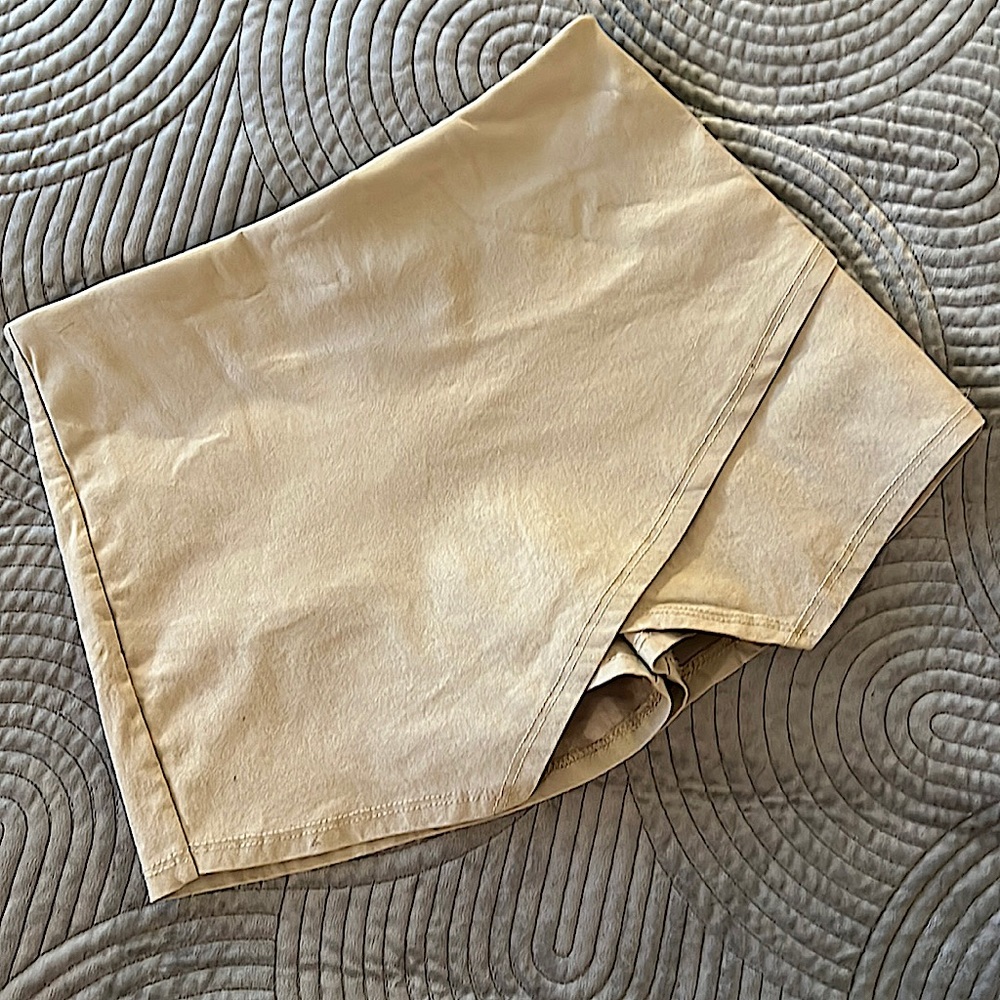 Beige Envelope Skort